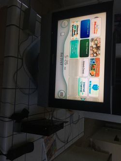 Nintendo Wii with controller and nunchuck