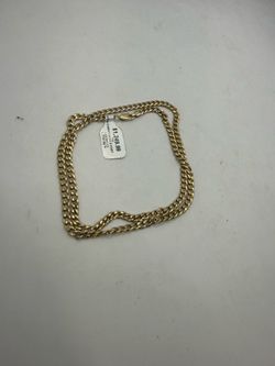 5.4Dwt/8.39G 10Karat YG  Cuban link Chain