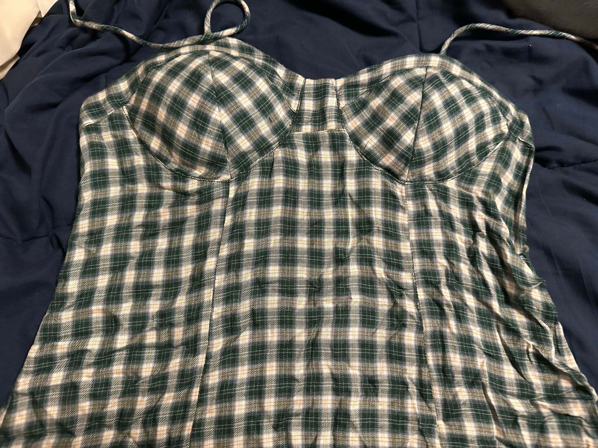 American eagle small women Dress Sundress green