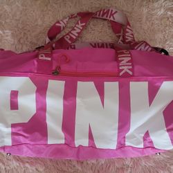 Duffle Bag with PINK printing