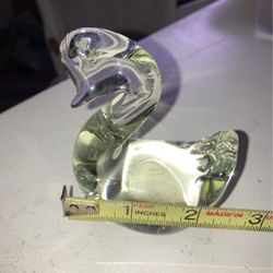 Art Glass Swan / Paperweight