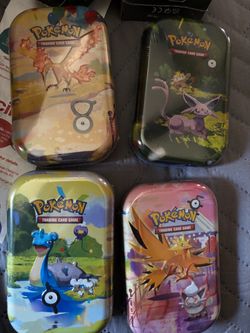 Pokemon mini tins