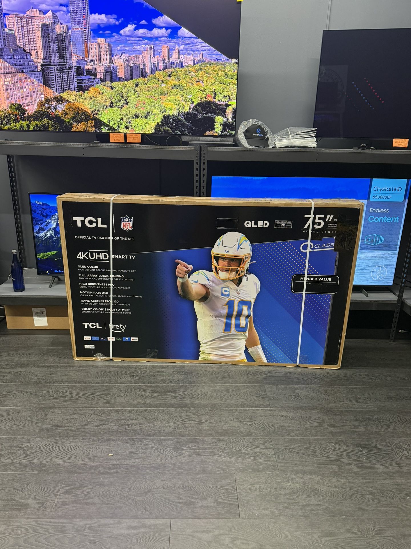 75 INCH TCL Q CLASS 75q691f SMART 4k TVS