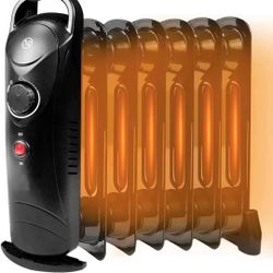 Oil Filled Radiator Heater Electric - Portable Space Heater with Thermostat, Overheat Protection, Super Quiet Oil Heater for Home, Office, Bedroom, In