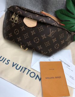 Louis Vuitton bag old flower waist bag brown shoulder bag handbag