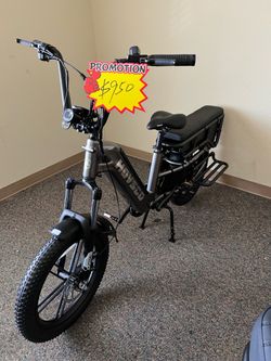 OPEN BOX, FULLY ASSEMBLED HOVSCO HovCart Family E-Bike 20" Fat Tire Cargo E-Bike