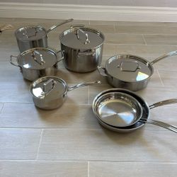 Cuisinart Multiclad Pro Tri Ply Stainless 12 Piece Cookware Set