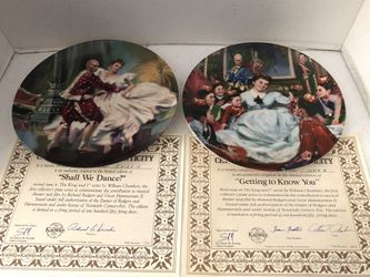 Collectible King and I Plates