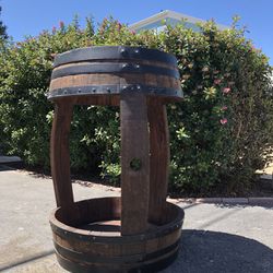 Custom Wine Barrel Table