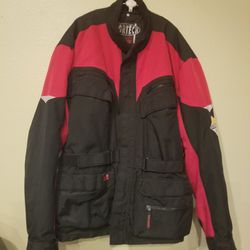 Motorcycle Tourmaster jacket size Large insulated zipout liner