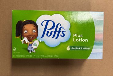 Puffs Plus Lotion Facial Tissues, 24 Boxes