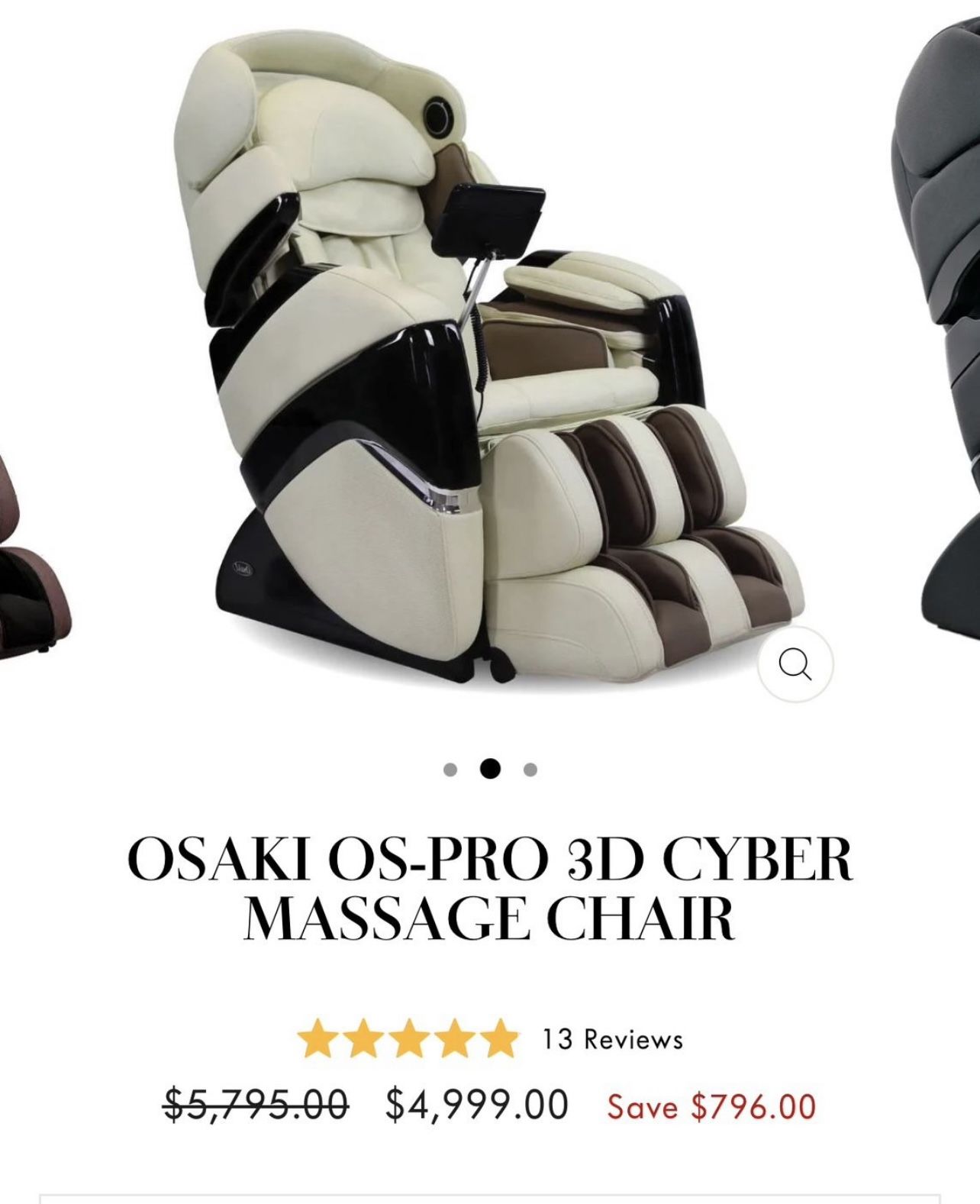Osaki OS Pro 3D Cyber Massage Chair