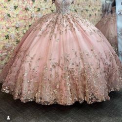 Ball gown dress Size 2 Pink Princesa By Ariana Vara