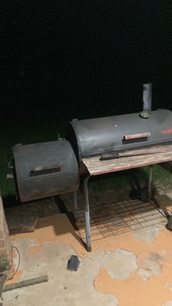 Smoker with fire box