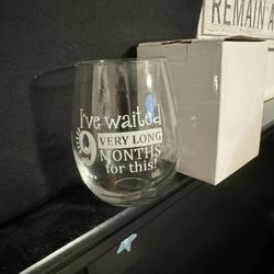 New Mom Personalized Wine Glass! Great Mothership Day Gift!