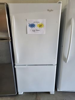 🇺🇸4th Of July Sale! Whirlpool 19cu.ft Bottom Freezer Refrigerator-Warranty Included