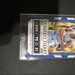 Joel Embiid 2020 Panini Contenders Draft Picks "Prospect Ticket"