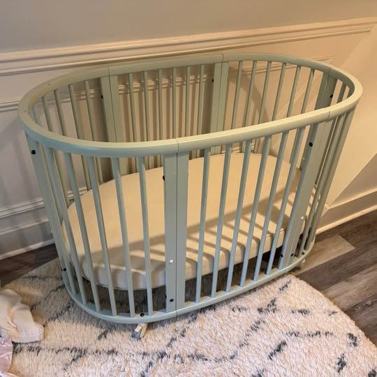 Stokke Sleepi Crib In Mint Green