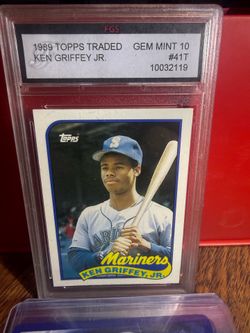 1989 topps Ken Griffey jr gm mint 10