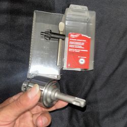 Milwauke   Chuck Adapter  Adapts Sds Plus Hammers To  -a 1/2 Chuck 