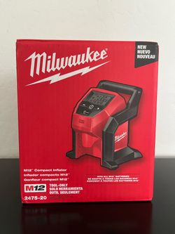Milwaukee 2475-20 M12 Compact Inflator (Tool Only