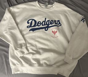 Dodgers White Sweater