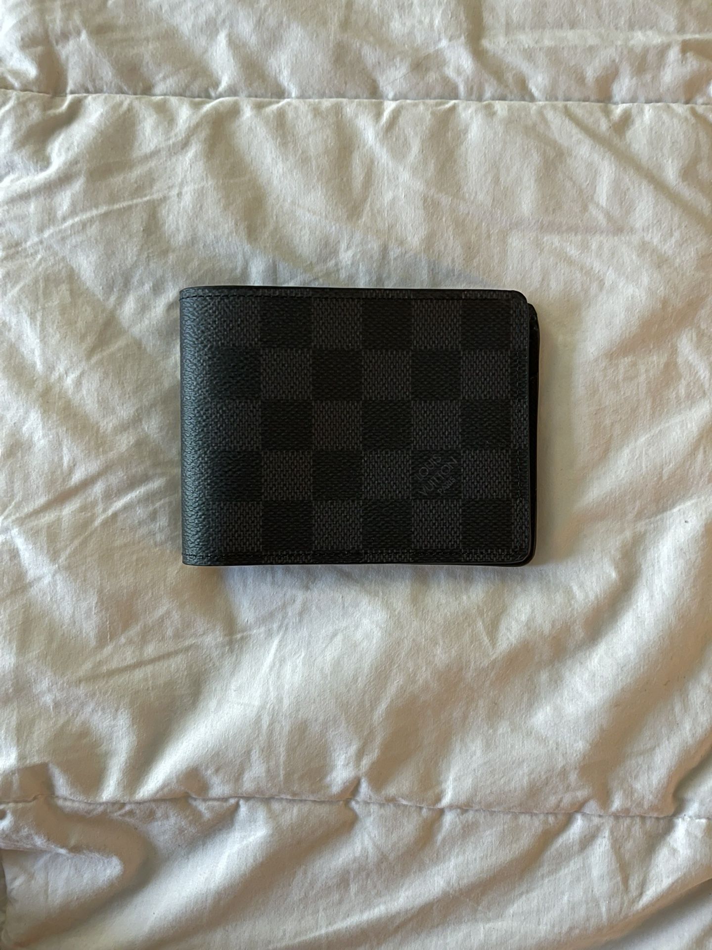 Louis Vuitton Slender Wallet - Damier Graphite Canvas $350
