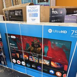 75”PHILLIPS UHD 4K SMART TV 
