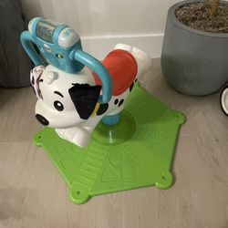 Fisher-Price Toddler Bounce and Spin Puppy Stationary Ride-On