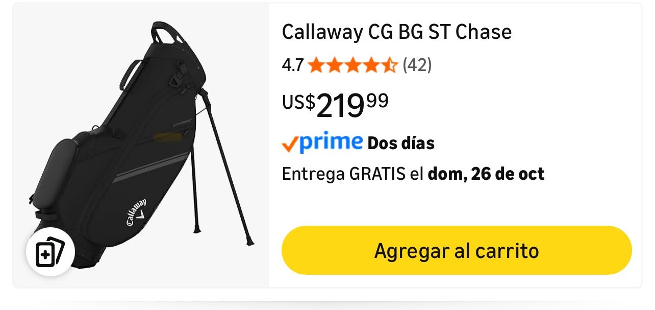 New Callaway Golf Bag 