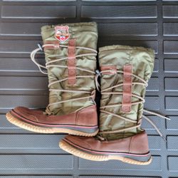 PAJAR Canada Grip Tall Snow Winter Boots Green Brown Women’s Size 7-7.5 US 38 EU