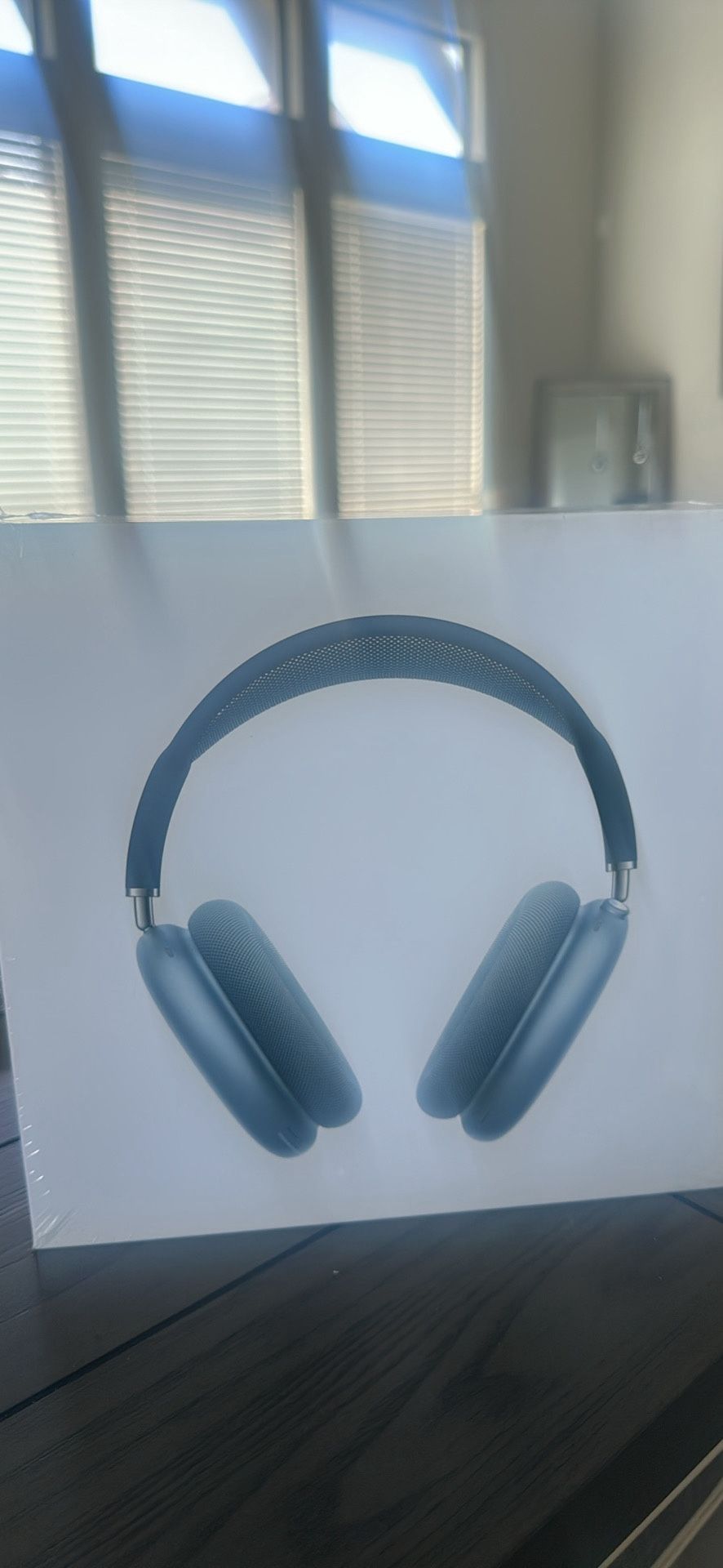 Baby blue airpod maxes