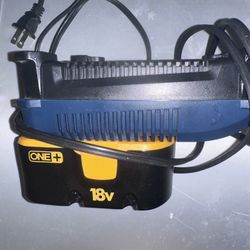 Charger And Battery Ryobi 18 V