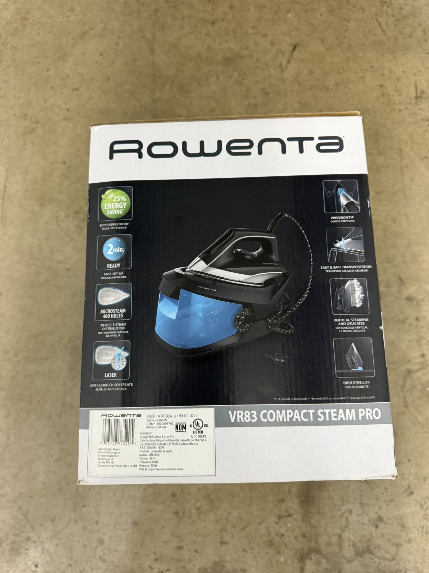 Rowenta Iron Steam Pro Brand New 
