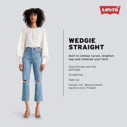 Brand New Women’s Levi’s Westfield Straight Jeans