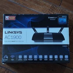 New Linksys AC1900 Dual Band Smart Wi-Fi Router, New In Package Never Used