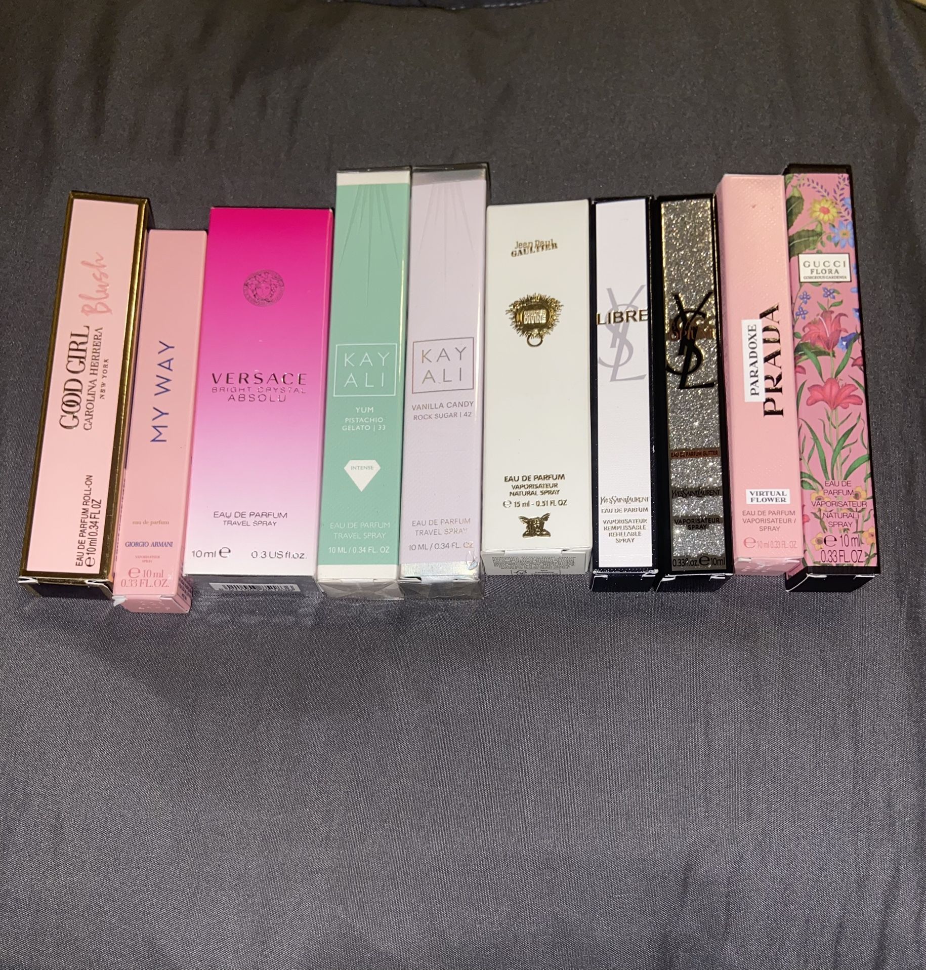 10 Mini Perfumes