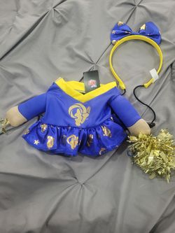 Rams Cheer Dog Costume