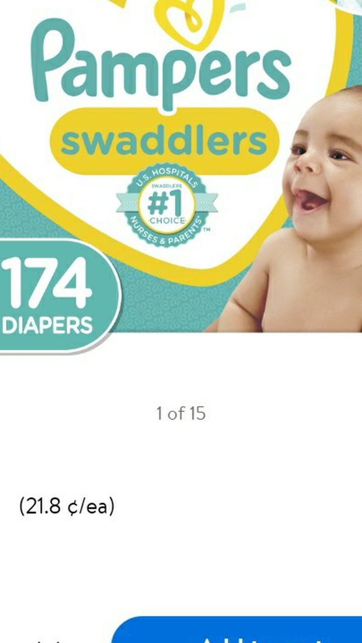 Pampers Swaddlers Size 1, 164count. Brand New! BIG BOX Retails 45+taX