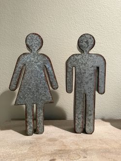 Metal Wall Decor Bathroom