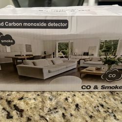 Smoke and Carbon Monoxide Alarm Detector, Dual Sensor Smoke