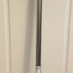 NEW GLACIER BAY PERMANENT CHROME SHOWER CURTAIN ROD