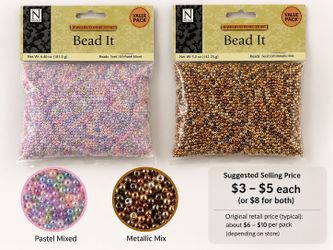 Nicole Bead It Seed Bead Value Packs – Set of 2