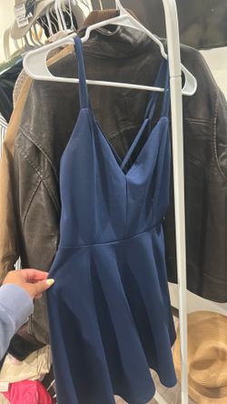 Blue dress
