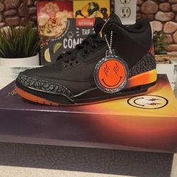 New!! Jordan 3 J Balvin "Rio" Size 7 Mens (8.5 Womens)