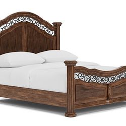 Durango Panel Bed In Willadeene CA King Bed Furniture Sets 