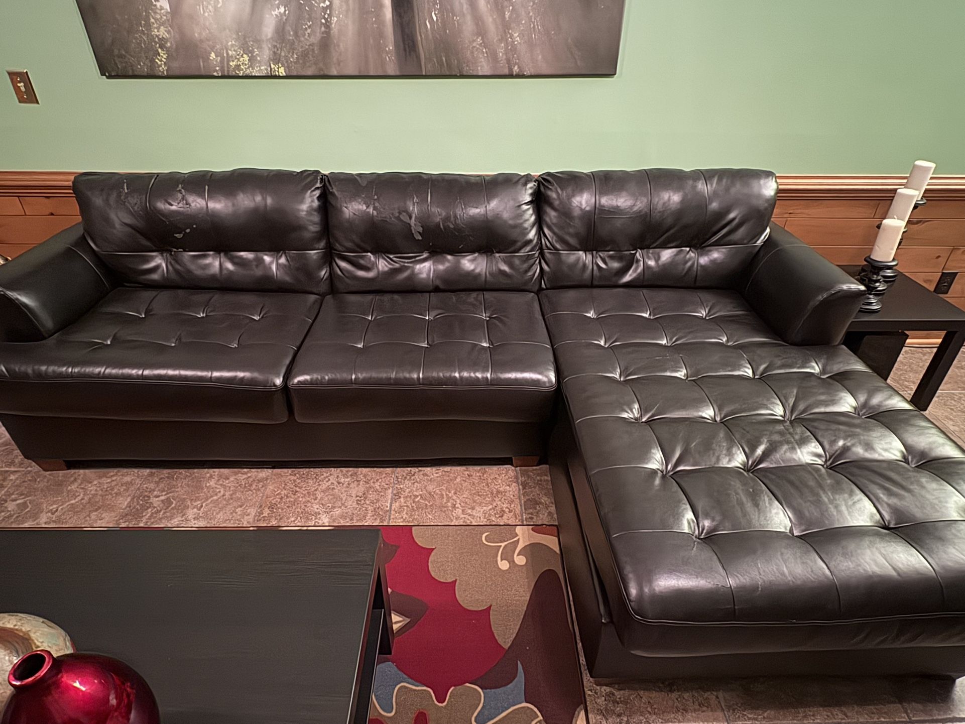 Leather Couch