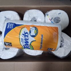 Toilet Paper 12  And Paper Towels Bundle  6