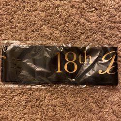 18th Birthday Girl Sash