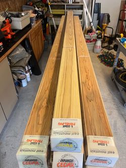 Tongue and groove Japanese Cedar